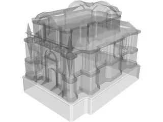 Temple 3D Model