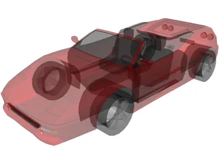 Ferrari F355 Spider 3D Model