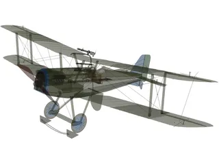 Royal Aircraft Factory S.E.5 (RAF) 3D Model