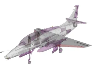 A-4 Skyhawk (Two Seat) 3D Model