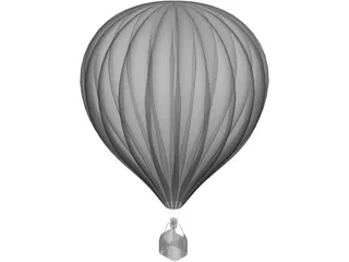 Hot Air Balloon 3D Model