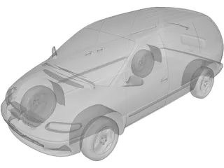 Dodge Caravan (2000) 3D Model