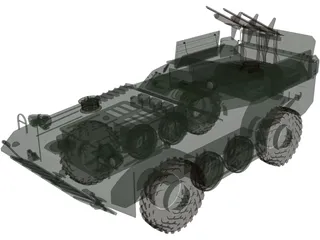 BRDM-1 and AT1 Snapper 3D Model