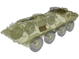 BTR-70 3D Model