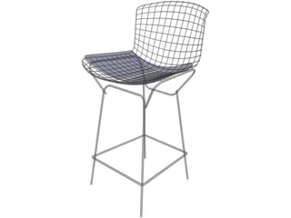 Bertoia Stool 3D Model