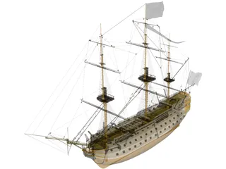 HMS Victory 3D Model