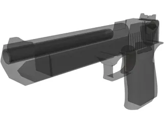 .45 Magnum Desert Eagle 3D Model