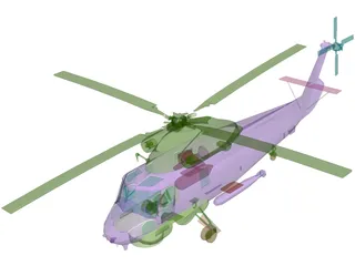 Kaman SH-2F Seasprite 3D Model