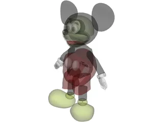 Mickey Mouse 3D Model