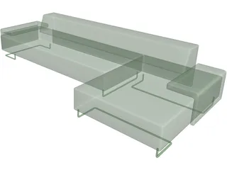 Lowland Sofa 3D Model