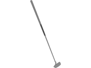 Golf Club Putter 3D Model