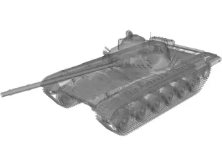 T-72M1 3D Model