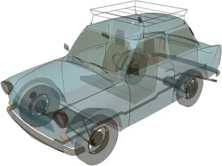Trabant 601S 3D Model