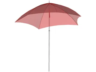 Beach Umbrella 3D Model