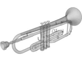 Trumpet 3D Model