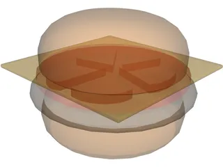 Cheeseburger 3D Model