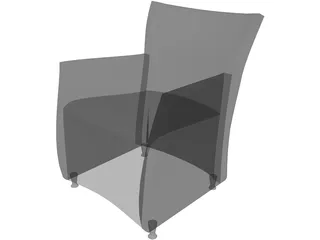 Augustino Armchair 3D Model