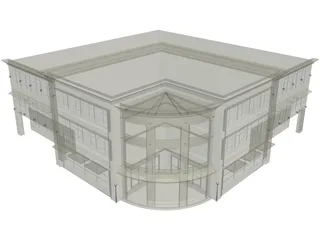Shopping Center 3D Model