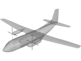 C-160 Transall 3D Model