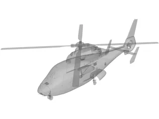 Eurocopter AS-365 Dauphin 3D Model