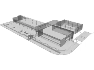 Executive Office Building 3D Model