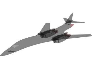 B-1B 3D Model