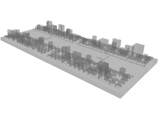 City Block 3D Model