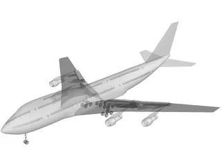 Boeing 747-200 3D Model