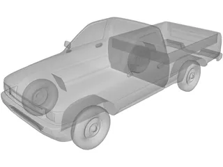 Toyota Pickup (1990) 3D Model