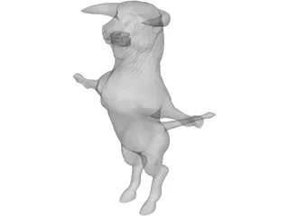 Bull 3D Model