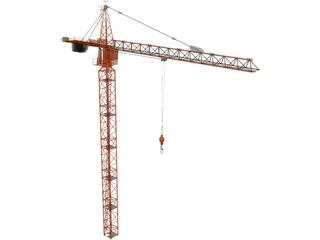 Tower Crane 3D Model