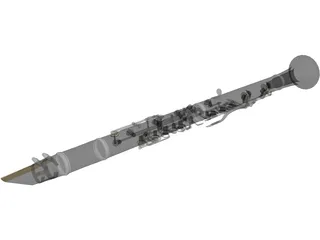 Clarinet 3D Model