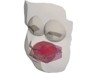 Face Baby 3D Model
