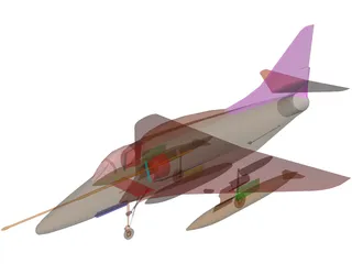 A-4 Skyhawk 3D Model