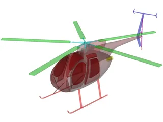 MD-500 3D Model