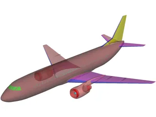 Boeing 737-300 3D Model