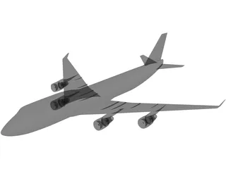 Boeing 747-400 3D Model