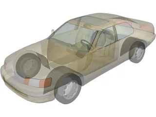 Lexus 400 (1993) 3D Model