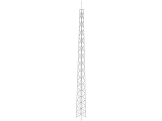 Tower Radio 3D Model