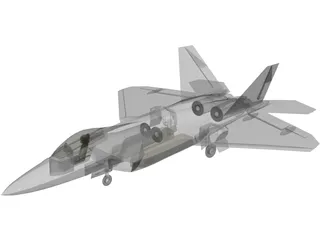 F-22 Raptor 3D Model