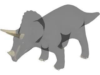 Triceratops 3D Model