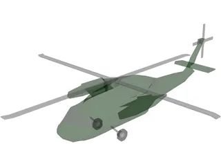 Sikorsky MH-60 Stallion 3D Model