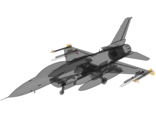 F-16C 3D Model