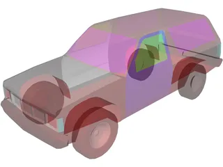 Chevrolet S10 Blazer (1986) 3D Model