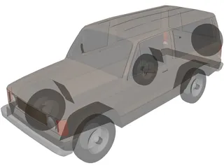 Isuzu Trooper (1986) 3D Model