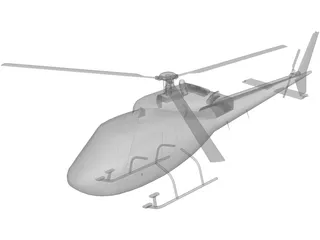 Eurocopter AS-355 Ecureuil 2 3D Model