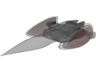 Voinian Spaceship 3D Model