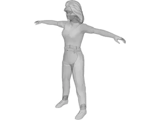 Girl 3D Model