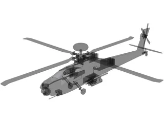 Boeing AH-64 Apache Longbow 3D Model