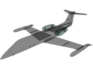 Bombardier Learjet 35 3D Model